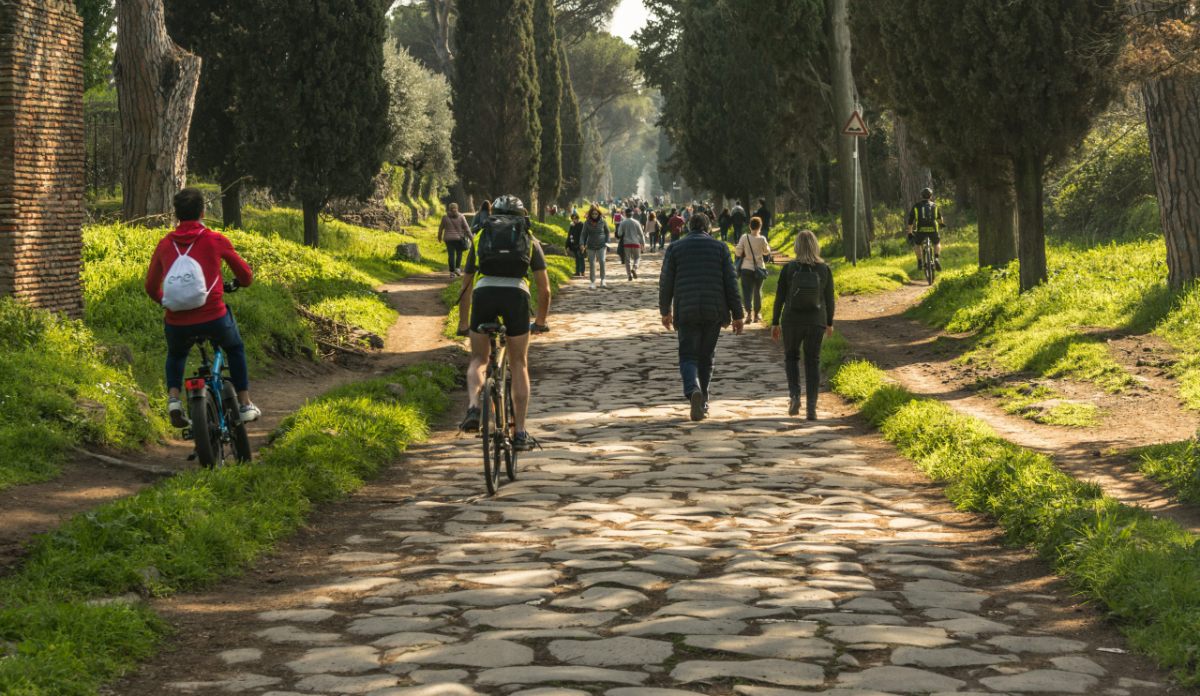 visite guidate Appia antica in ebike